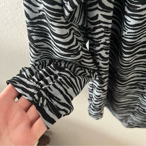 Rebecca Taylor La Vie Tiger Print Blouse - Picture 8 of 8